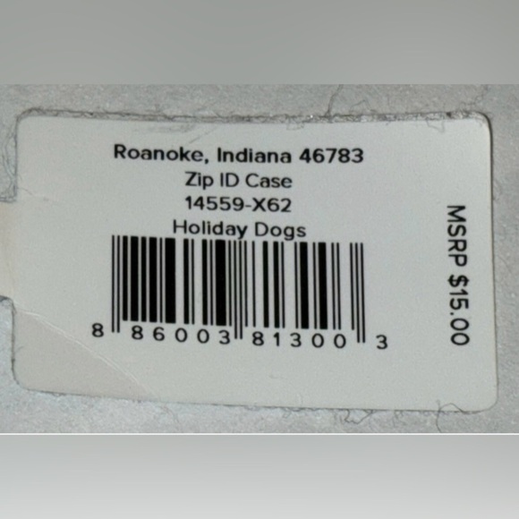 Vera‎ Bradley Dog Print Wristlet - Black and Gray - Picture 9 of 9